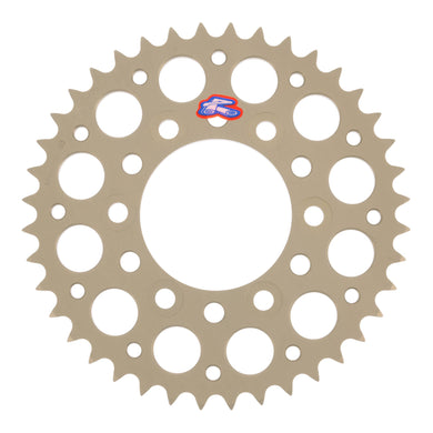 Renthal Sprocket Rear Silver 40T Alloy 7075 T6 Grooved Kawasaki