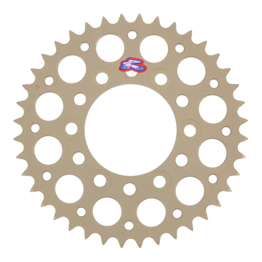 Renthal Sprocket Rear Silver 40T Alloy 7075 T6 Grooved Kawasaki