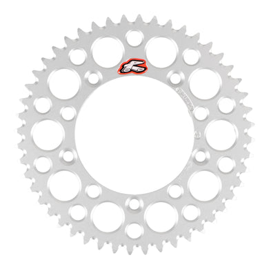 Renthal Rear Sprocket 48T Alloy 7075-T6 Grooved - Silver (KTM, Husqvarna)