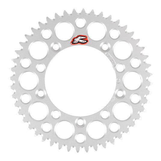 Renthal Rear Sprocket 48T Alloy 7075-T6 Grooved - Silver (KTM, Husqvarna)
