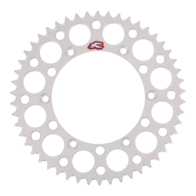 Renthal Sprocket Rear Silver 50T Alloy 7075 T6 Grooved GasGas
