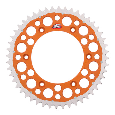 Renthal Sprocket Twinring Orange 48T Bi-metal Grooved