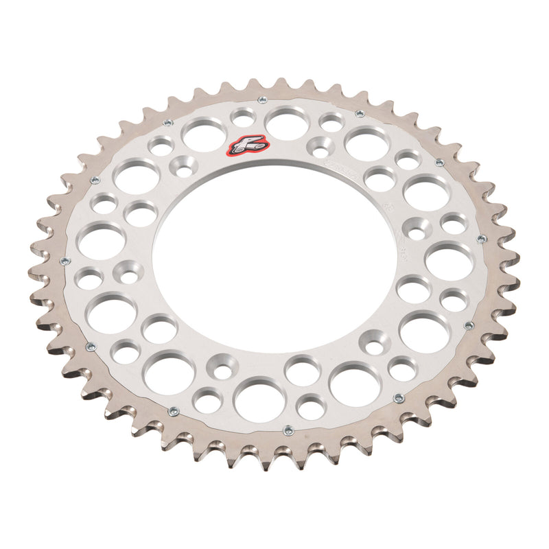 Load image into Gallery viewer, Renthal Sprocket Twinring Silver 48T Bi-Metal Grooved
