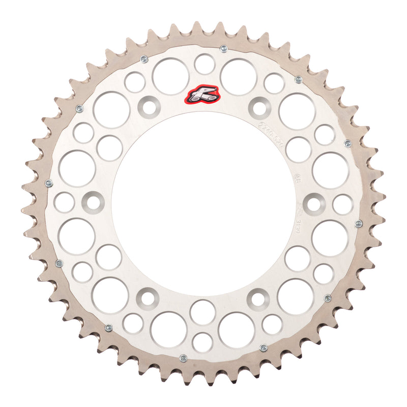 Load image into Gallery viewer, Renthal Sprocket Twinring Silver 48T Bi-Metal Grooved
