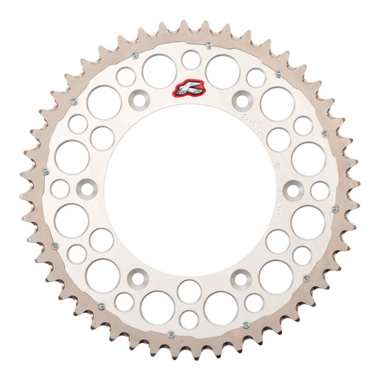 Renthal Sprocket Twinring Silver 48T Bi-Metal Grooved