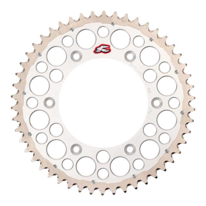 Load image into Gallery viewer, Renthal Sprocket Twinring Silver 50T Bi-Metal Grooved
