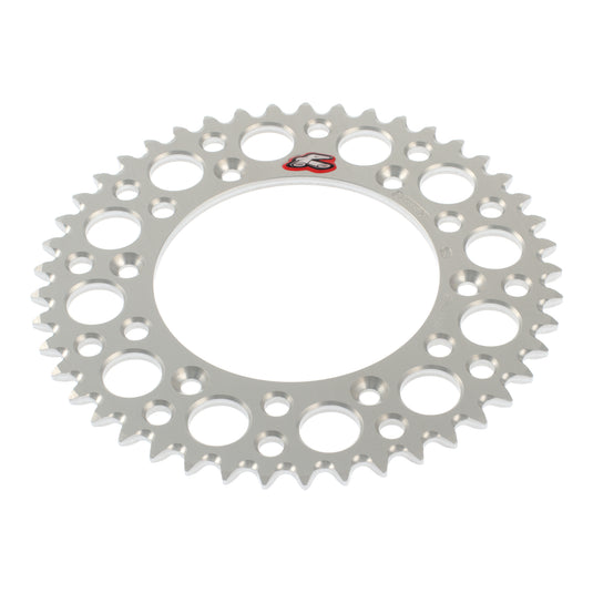 Renthal Sprocket Rear Silver 45T Alloy 7075 T6 Grooved