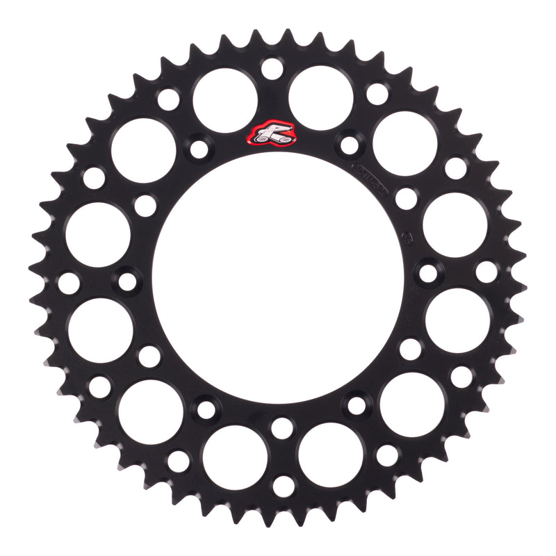 Load image into Gallery viewer, Renthal Sprocket Rear Black 48T Alloy 7075 T6 Grooved
