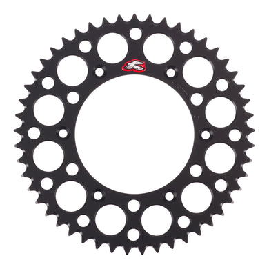 Renthal Sprocket Rear Black 49T Alloy 7075 T6 Grooved