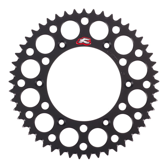 Renthal Sprocket Rear Black 49T Alloy 7075 T6 Grooved