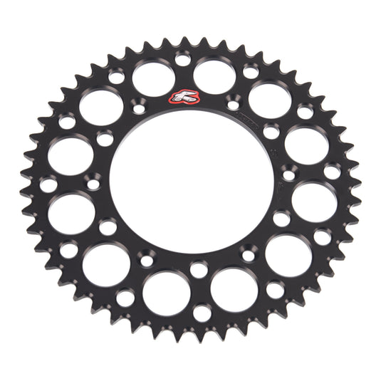 Renthal Sprocket Rear Black 50T Alloy 7075 T6 Grooved