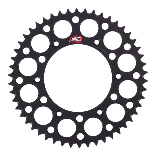 Renthal Sprocket Rear Black 50T Alloy 7075 T6 Grooved