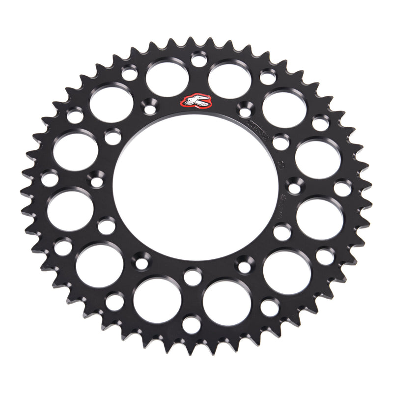 Load image into Gallery viewer, Renthal Sprocket Rear Black 51T Alloy 7075 T6 Grooved
