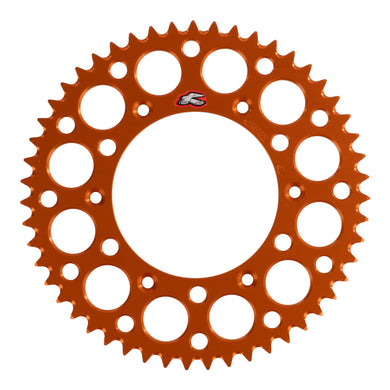 Renthal Sprocket Rear Orange 51T Alloy 7075 T6 Grooved KTM
