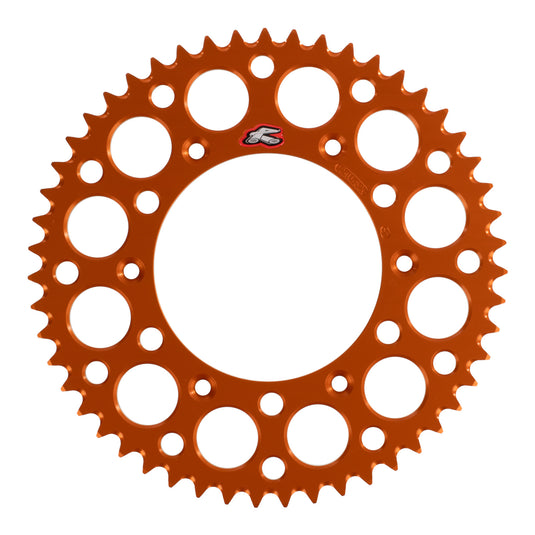 Renthal Sprocket Rear Orange 51T Alloy 7075 T6 Grooved KTM