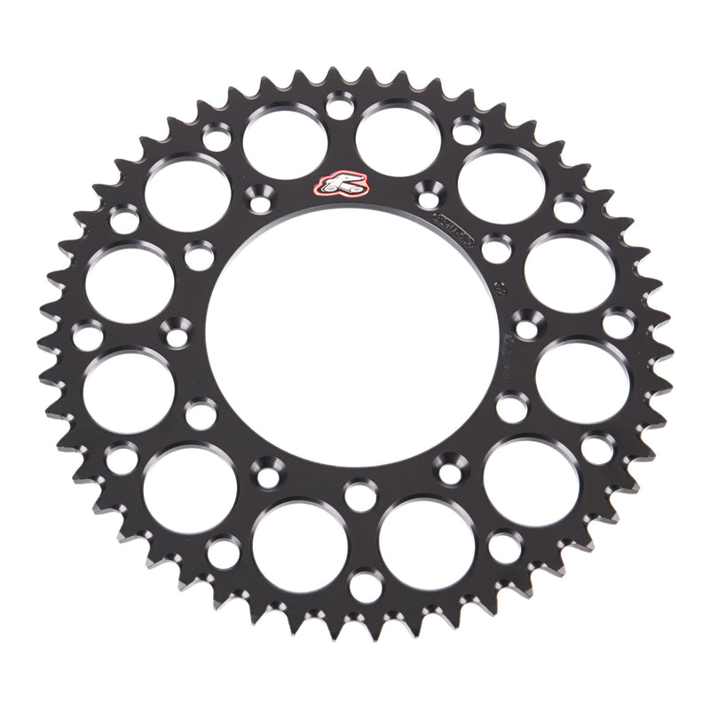 Load image into Gallery viewer, Renthal Sprocket Rear Black 52T Alloy 7075 T6 Grooved

