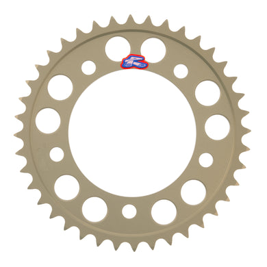Renthal Rear Sprocket T6 Grooved 7075 Alloy - Silver [Honda]