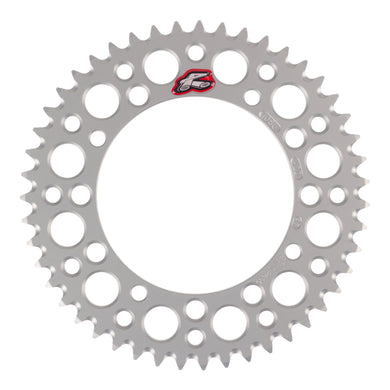 Renthal Sprocket Rear Silver 47T Alloy 7075 T6 Grooved