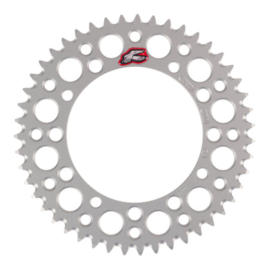Renthal Sprocket Rear Silver 49T Alloy 7075 T6 Grooved