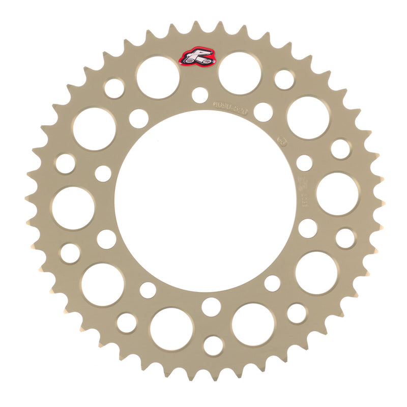 Load image into Gallery viewer, Renthal Sprocket Hard Anodised 46t Silver
