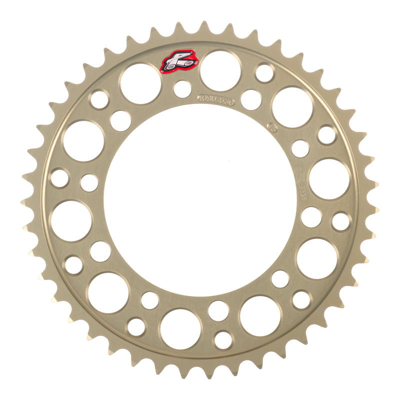 Load image into Gallery viewer, Renthal Sprocket Rear Silver 43T Alloy 7075 T6 Grooved Suzuki
