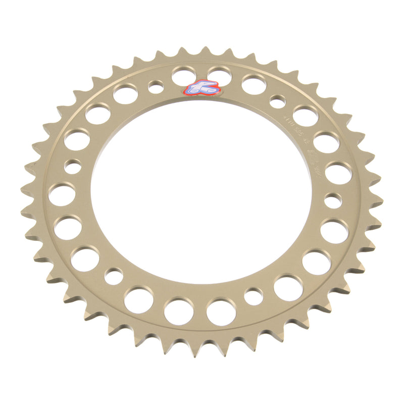 Load image into Gallery viewer, Renthal Sprocket Rear Silver 42T Alloy 7075 T6 Grooved Honda
