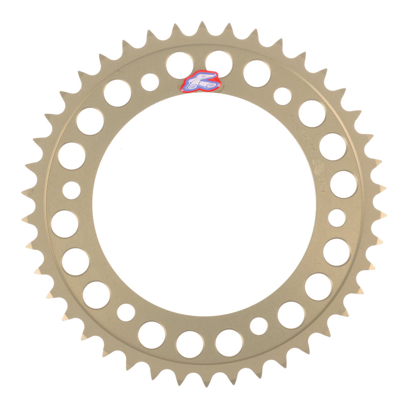 Load image into Gallery viewer, Renthal Sprocket Rear Silver 42T Alloy 7075 T6 Grooved Honda
