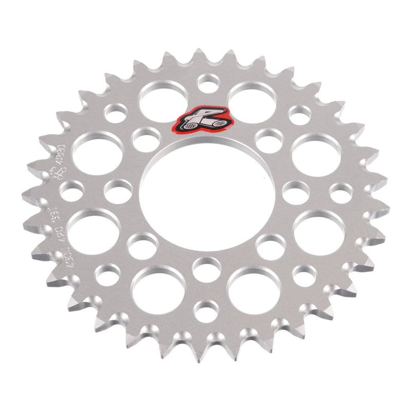 Load image into Gallery viewer, Renthal Sprocket Rear Silver 33T Alloy 7075 T6 Grooved
