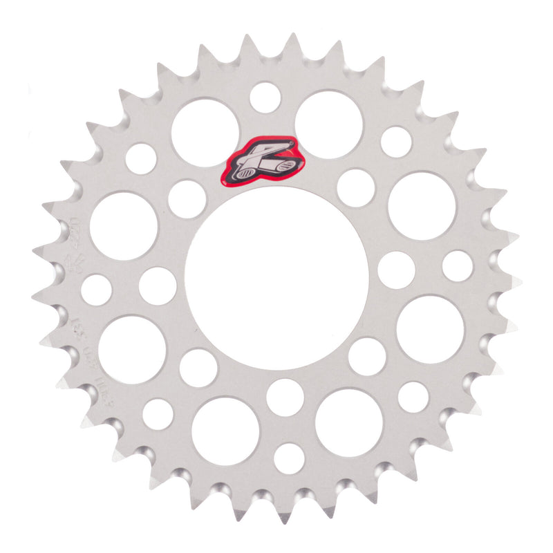 Load image into Gallery viewer, Renthal Sprocket Rear Silver 33T Alloy 7075 T6 Grooved
