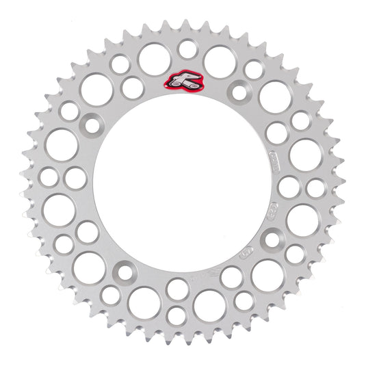 Renthal Sprocket Rear Silver 49T Alloy 7075 T6 Grooved