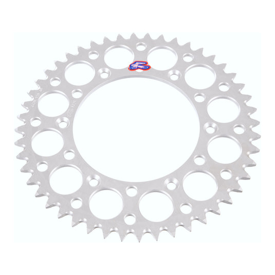 Renthal Sprocket Rear Silver 48T Alloy 7075 T6 Grooved