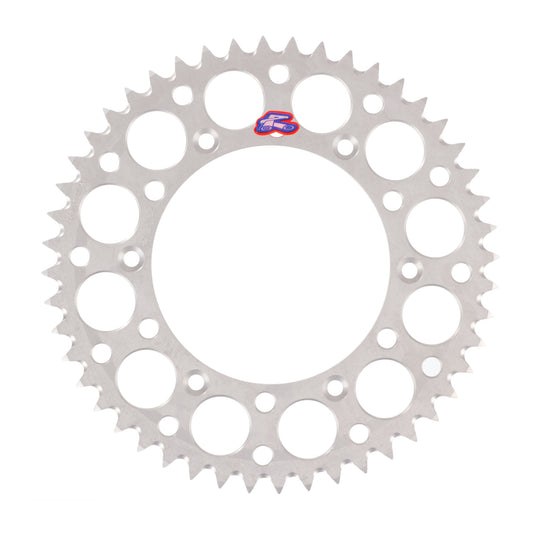 Renthal Sprocket Rear Silver 48T Alloy 7075 T6 Grooved