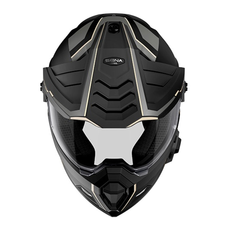 Load image into Gallery viewer, Sena Outlander Smart ADV Dual-Sport Helmet - Matte Black
