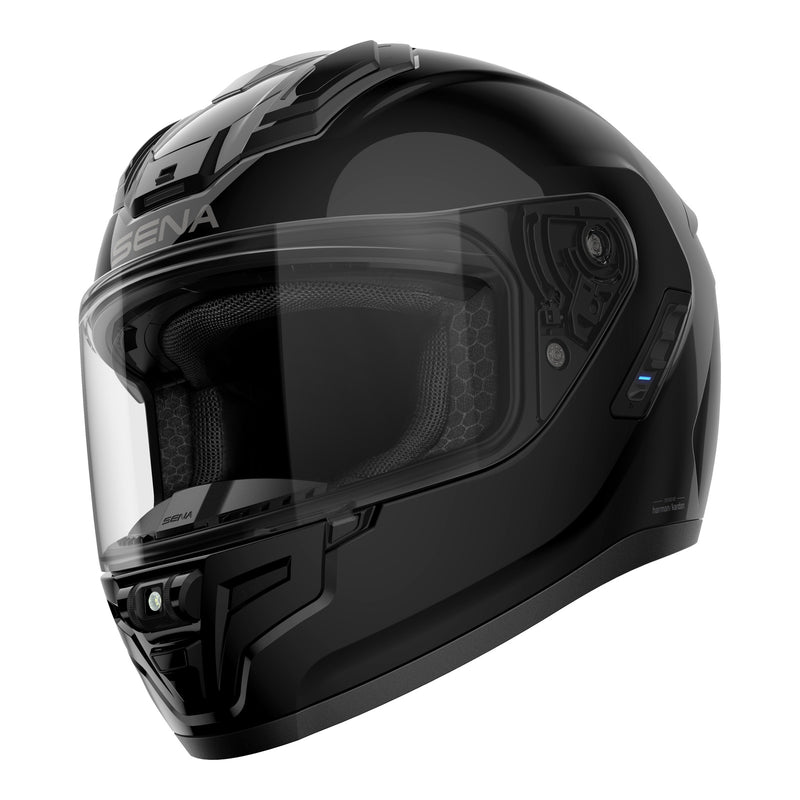 Load image into Gallery viewer, Sena Phantom Smart Helmet with Mesh Comms - Gloss Black
