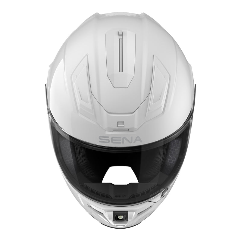 Load image into Gallery viewer, Sena Phantom Smart Helmet with Mesh Comms - Gloss White
