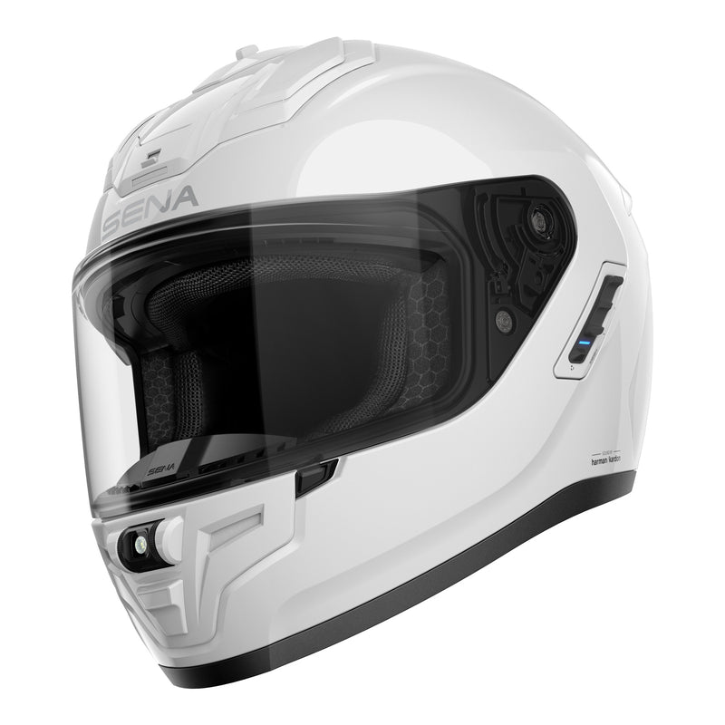 Load image into Gallery viewer, Sena Phantom Smart Helmet with Mesh Comms - Gloss White
