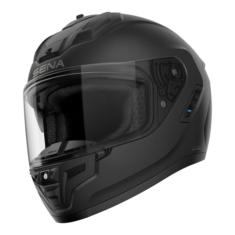 Load image into Gallery viewer, Sena Phantom Smart Helmet with Mesh Comms - Matte Black
