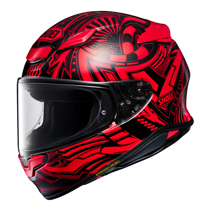 Load image into Gallery viewer, Shoei NXR2 Helmet - Beaut TC1 White / Black / Red
