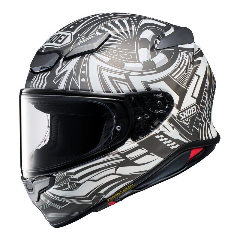 Load image into Gallery viewer, Shoei NXR2 Helmet - Beaut TC6 Black / White / Silver

