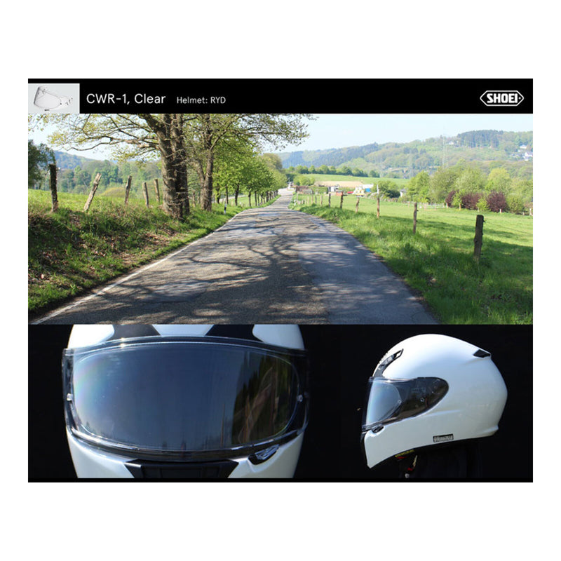 Load image into Gallery viewer, Shoei Visor NXR Ryd (X-Spirit 3 CWR-1) with Pin - Clear E6

