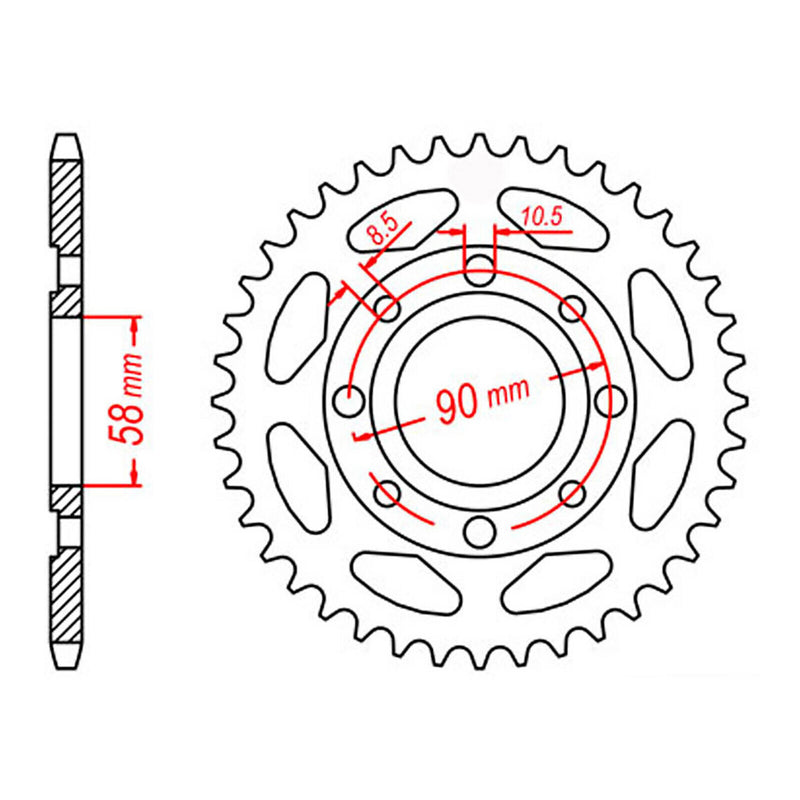 Load image into Gallery viewer, Sprocket Kit Honda CT/XL125/185 (CT200) - 428H 14/56
