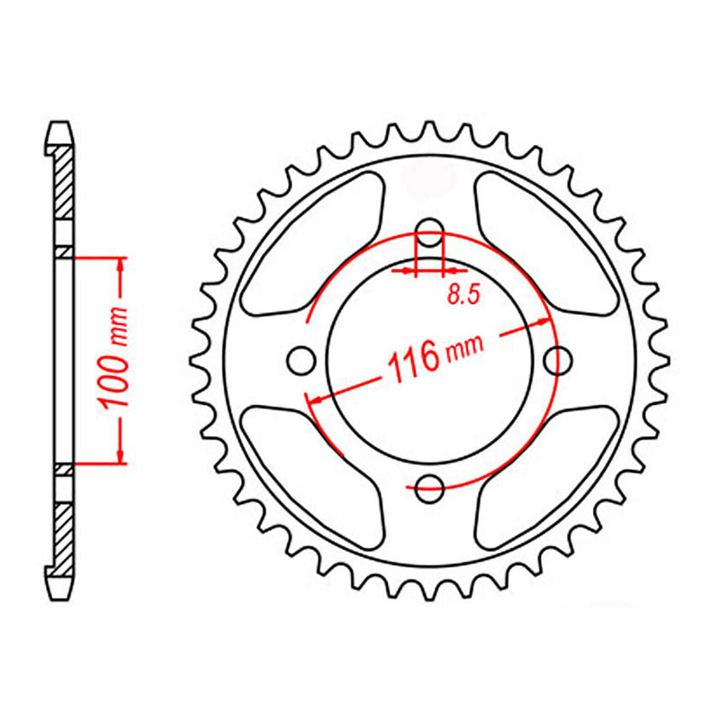 Load image into Gallery viewer, Sprocket Kit Kawasaki KLX140 Small Wheel - 428KRO 14/50
