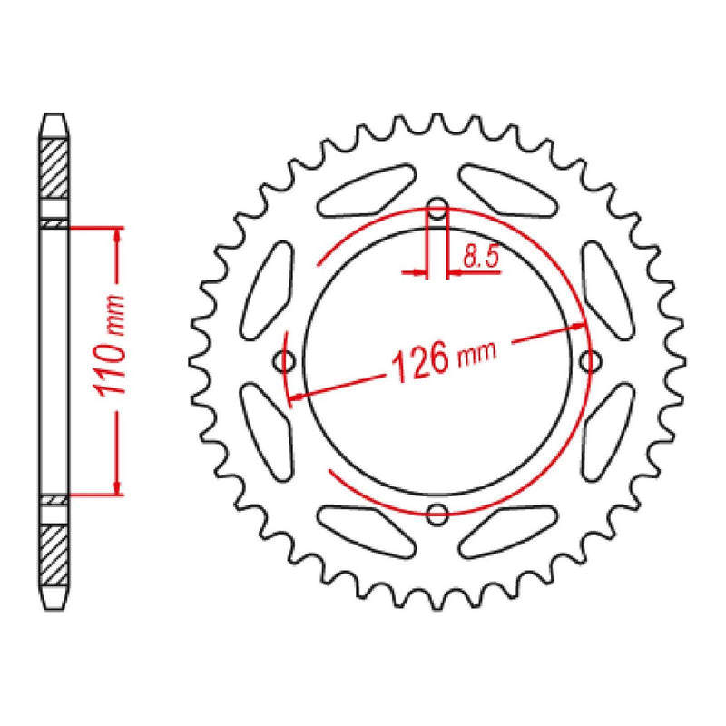 Load image into Gallery viewer, Sprocket Kit Kawasaki KLX150 '15-'18 - 428KRO 14/47
