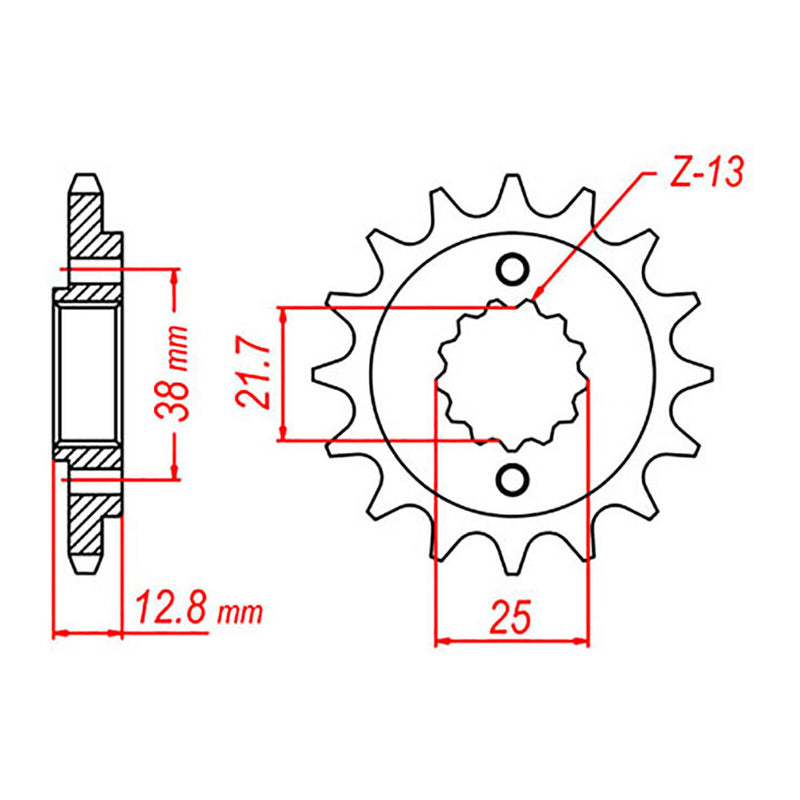 Load image into Gallery viewer, Sprocket Kit for Kawasaki KLR650 (2022–2024) - X-Ring Chain, 15/43
