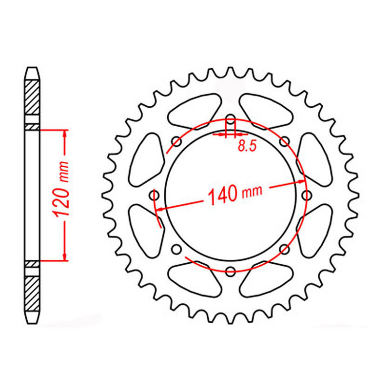 Load image into Gallery viewer, Sprocket Kit for Kawasaki KLR650 (2022–2024) - X-Ring Chain, 15/43
