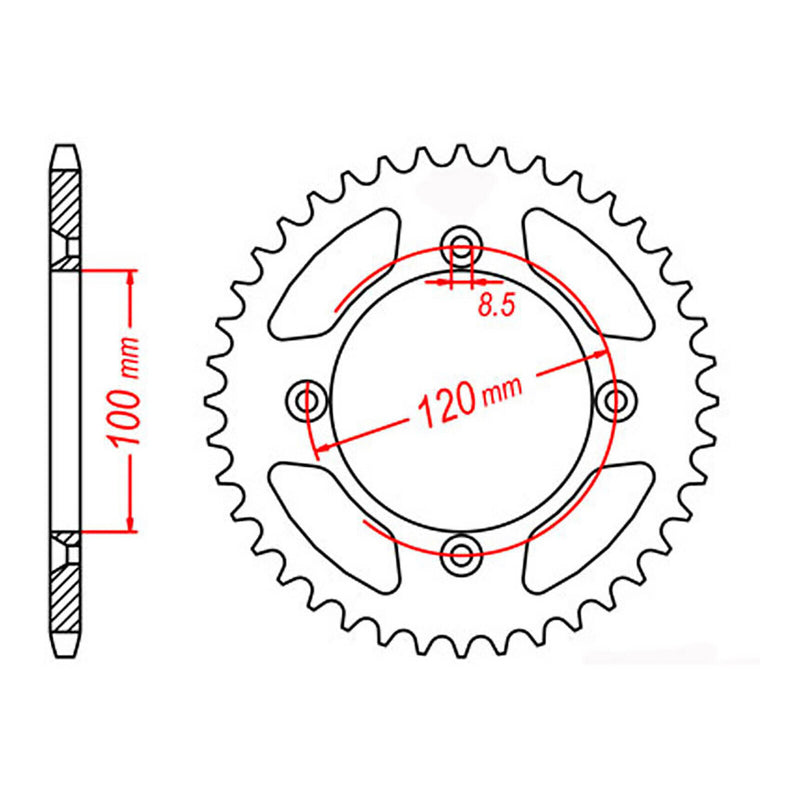 Load image into Gallery viewer, Sprocket Kit Yamaha YZ85 SW '02-'18 - 428H 14/47

