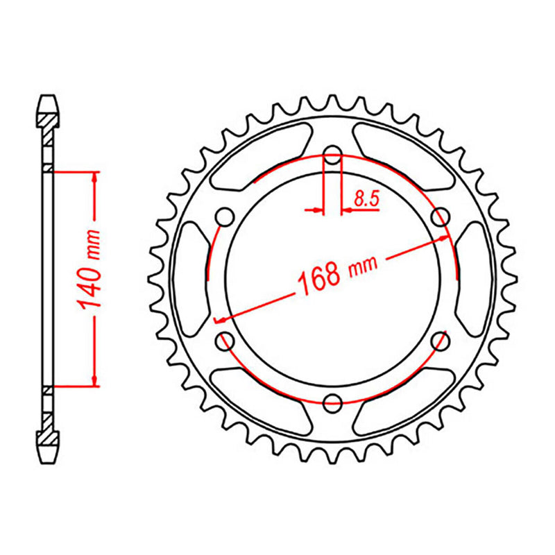 Load image into Gallery viewer, Sprocket Kit BMW F650GS '08-'12 - 525XRE 17/42
