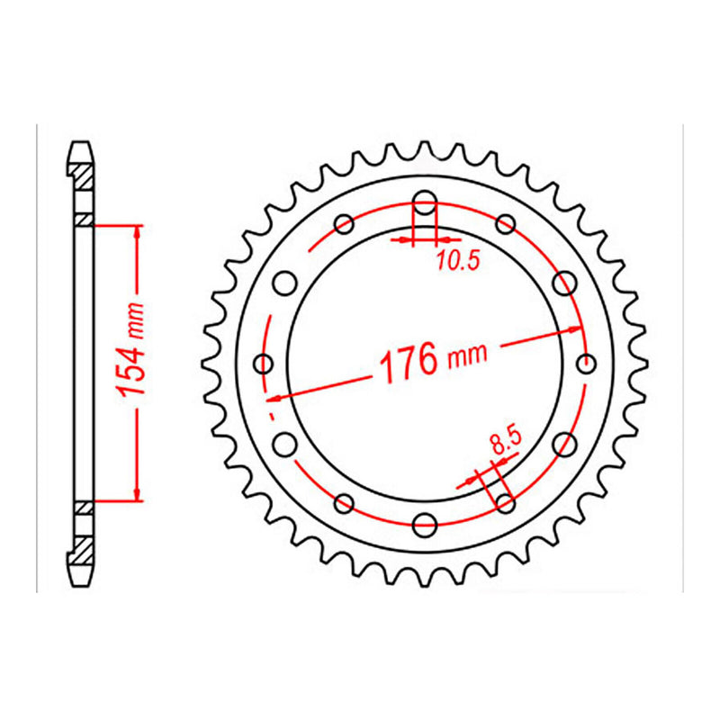 Load image into Gallery viewer, Sprocket Kit Honda VFR800 '02-'09 - 530XRE 16/43
