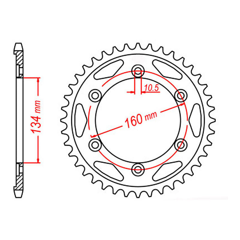 Load image into Gallery viewer, Sprocket Kit Honda CBR1000RR '06-'11 (economy) - 530XRE 16/42
