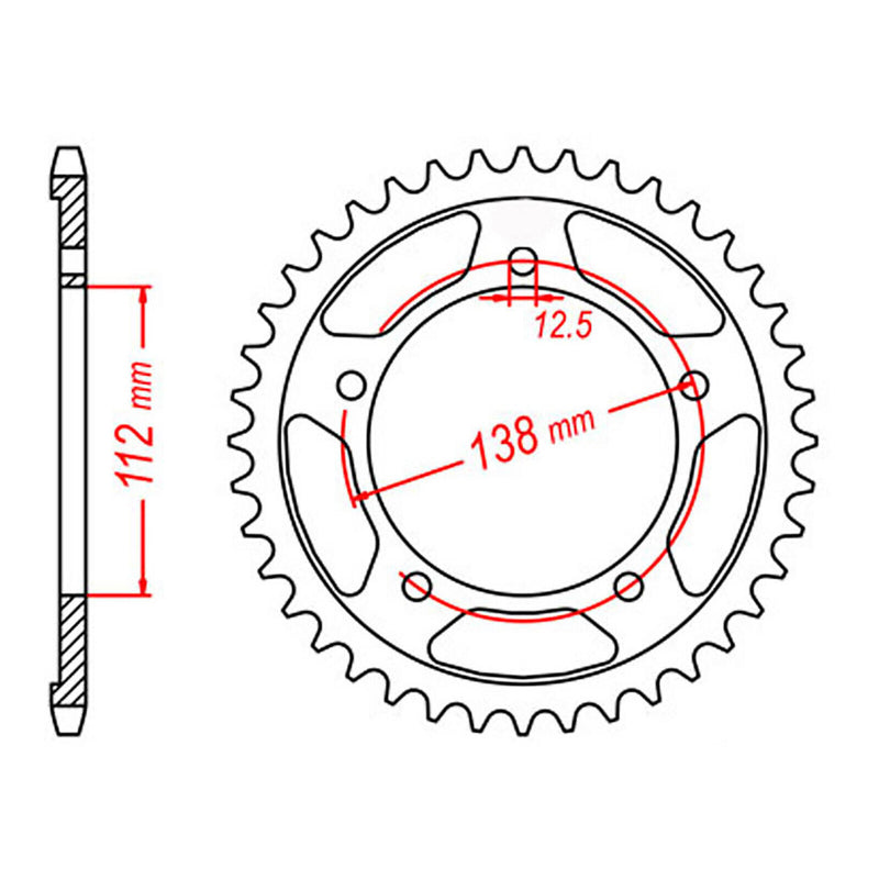 Load image into Gallery viewer, Sprocket Kit Honda XL1000V Varadero '99-'10 (recommend) 525ZXW 16/47
